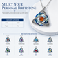 Women's Celtic Knot Birthstone Pendant Necklace