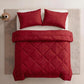 🛏️3-Piece Quilted Comforter Set with Shams