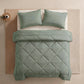 🛏️3-Piece Quilted Comforter Set with Shams