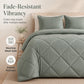 🛏️3-Piece Quilted Comforter Set with Shams