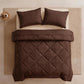 🛏️3-Piece Quilted Comforter Set with Shams