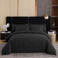 🛏️3-Piece Quilted Comforter Set with Shams