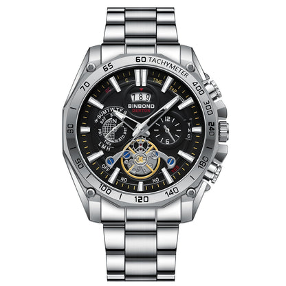 ⏳ Limited-Time 50% OFF ⏰Men's Stainless Steel Waterproof Luminous Watch⌚