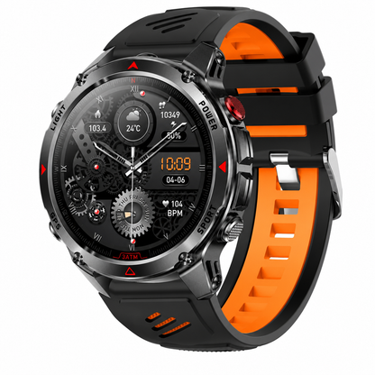 ⌚Smartwatch – Bluetooth Calling, GPS & Beidou Positioning, Heart Rate/Sleep Monitor, Pedometer & Message Reminders 🏃