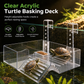 ☀️ Hanging Turtle Basking Platform – Clear Acrylic, Non-slip Ramp, Adjustable Mount ✨