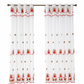 🎄 LIMITED‑TIME 50% OFF! 🎅 Christmas Embroidered Sheer Window Curtain Panel with Snowflake and Bell Patterns