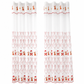 🎄 LIMITED‑TIME 50% OFF! 🎅 Christmas Embroidered Sheer Window Curtain Panel with Snowflake and Bell Patterns