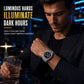⌚Men's Sport Quartz Watch with Mechanical Style Luminous Hands Date Calendar and Water Resistance