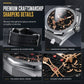 ⌚Men's Sport Quartz Watch with Mechanical Style Luminous Hands Date Calendar and Water Resistance