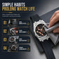 ⌚Men's Sport Quartz Watch with Mechanical Style Luminous Hands Date Calendar and Water Resistance