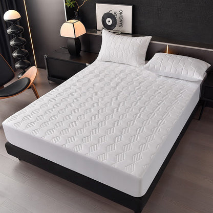 ⏳Time-Limited Special⏰ Waterproof Mattress Protector – Quilted, Breathable & Easy-Clean – Silent Protection & Secure Elastic Fit ✨