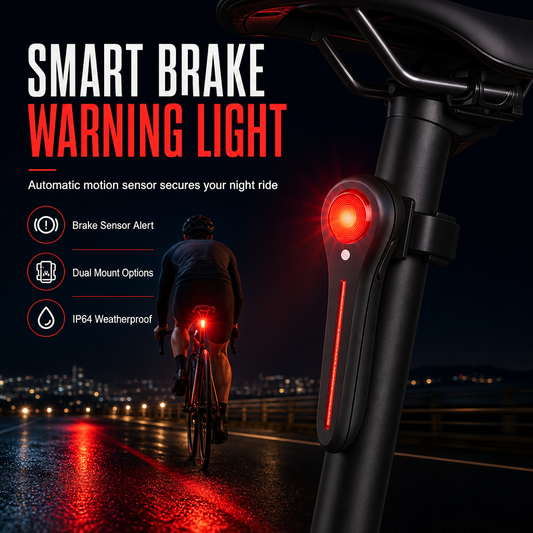 🚲 Rechargeable Bicycle Taillight with Brake Sensor