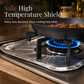 🍳 10-Pack Heavy-Duty Foil Gas Stove Burner Liners – Easy Kitchen Cleanup ✨