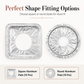 🍳 10-Pack Heavy-Duty Foil Gas Stove Burner Liners – Easy Kitchen Cleanup ✨