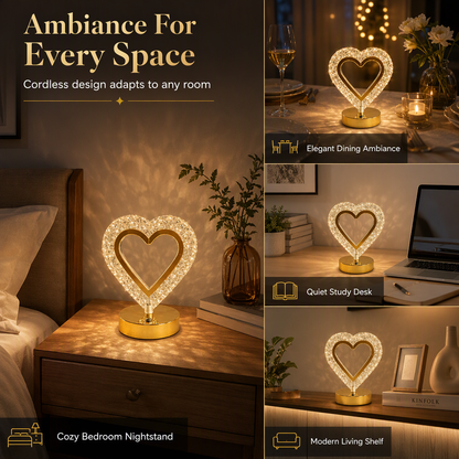🎁2026 New Arrivals 50% OFF💥Crystal Geometric Night Light – Touch Control, 3D Refraction Glow & Rechargeable – Bedroom Atmosphere Lamp 🌙