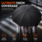 ☔ LIMITED-TIME 50% OFF! 💨 Extra Large Windproof Folding Umbrella – Big Canopy, Reinforced, UV Protect ✨