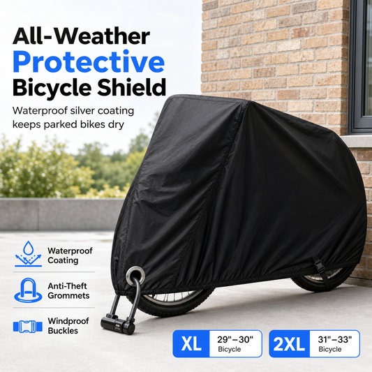 Waterproof and Dustproof 190T Bicycle Cover for Outdoor Bike Protection