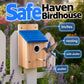 Weatherproof Outdoor Wooden Birdhouse