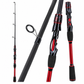 🌊4-Piece Fiberglass Sea Fishing Rod Long Distance Casting Lure Rod