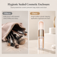 🖌️Portable Retractable Makeup Brush Set Multifunctional Travel Cosmetic Tool with Powder Blush and Silicone Lip Brush