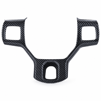 ✨ Steering Wheel Trim Cover For RAM Trucks – Carbon Look, Scratch-proof, Snap-on 🛠️