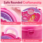 📢📢 50% OFF🎀Kids’ Pretend Makeup Vanity Suitcase – Portable Dress-Up Toy Set for Girls