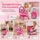 📢📢 50% OFF🎀Kids’ Pretend Makeup Vanity Suitcase – Portable Dress-Up Toy Set for Girls