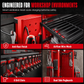 Wall Mounted Heavy Duty Iron Power Tool Organizer and Garage Drill Storage Rack