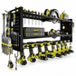Wall Mounted Heavy Duty Iron Power Tool Organizer and Garage Drill Storage Rack