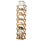 Durable Foldable Bamboo Shoe Rack
