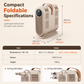 Portable Foldable Electric Shoe Dryer with Timer and Constant Temperature Quick Drying Boot Dehumidifier Deodorizer with Brushless Motor and Aromatherapy
