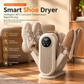 Portable Foldable Electric Shoe Dryer with Timer and Constant Temperature Quick Drying Boot Dehumidifier Deodorizer with Brushless Motor and Aromatherapy