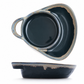 🍲🫳Retro-Embossed Ceramic Divided Baking Dish |Thick Premium Clay, Oven-, Microwave-, and Dishwasher-Safe🧀
