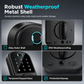 Smart Fingerprint Deadbolt Door Lock with Bluetooth Keyless Entry