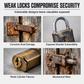📢📢50% OFF !! ⏰Heavy Duty Round Disc Padlock with Pure Copper Core Waterproof Rustproof Anti Theft Shielded Shackle Lock for Gates Sheds and Wooden Doors🔒