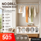 Adjustable No-Drill Tension Rod